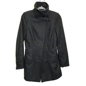 Steve Madden Gray Wool Blend Pea Coat Sz S